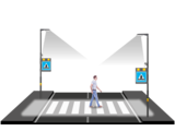 Smart LED Pedestrian Crossing System