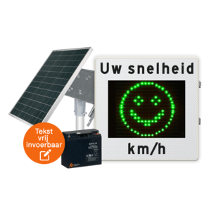 Solar Radar Speed Display with smiley