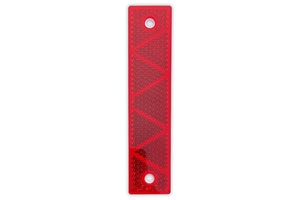 Delineator post reflector red 18 x 4 cm. Delineator post reflector red 18 x 4 cm.
