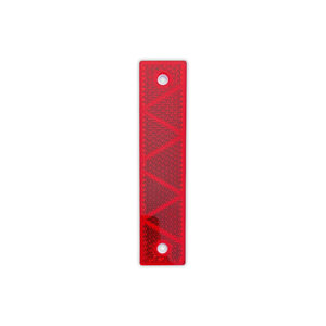 Bermpaal reflector rood 18 x 4 cm. Bermpaal reflector rood 18 x 4 cm.