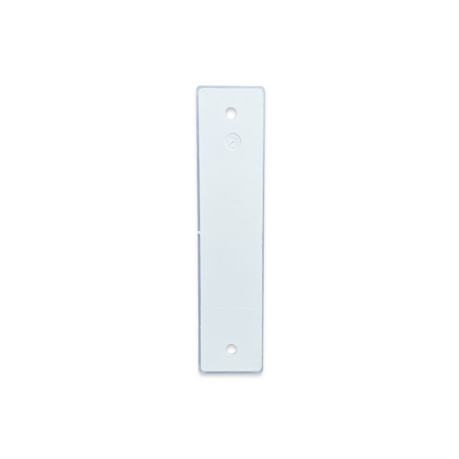 Delineator reflector white 18 x 4 cm.