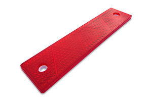 Bermpaal reflector rood 18 x 4 cm. Bermpaal reflector rood 18 x 4 cm.