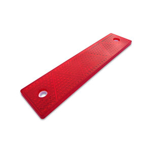 Bermpaal reflector rood 18 x 4 cm. Bermpaal reflector rood 18 x 4 cm.