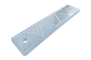 Delineator post reflector rood 18 x 4 cm. Delineator post reflector rood 18 x 4 cm.