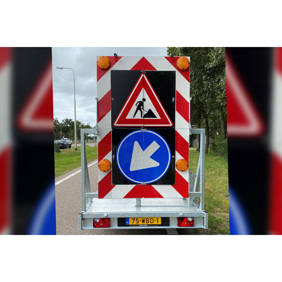Actieframe type II 130x200cm klapbaar MultiLED Actieframe type II 130x200cm klapbaar MultiLED