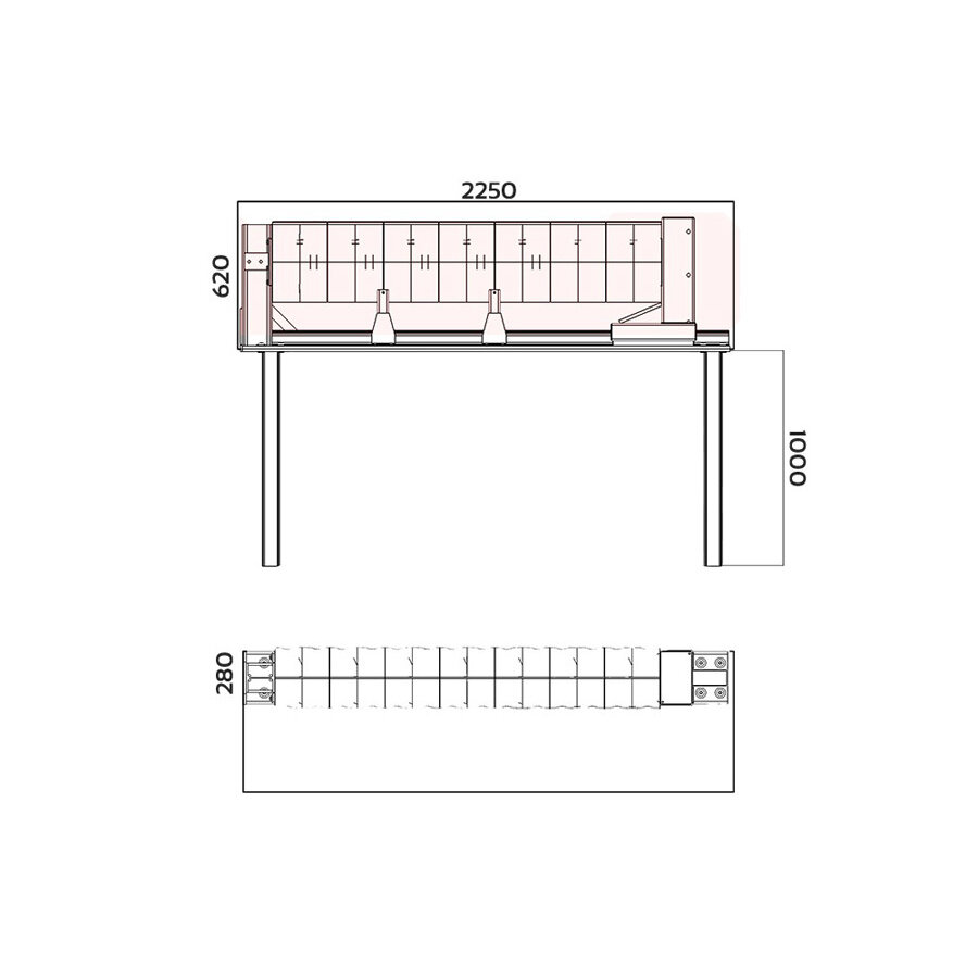 Terminal Obstakelbeveiliger Ermes T1 50 km/u