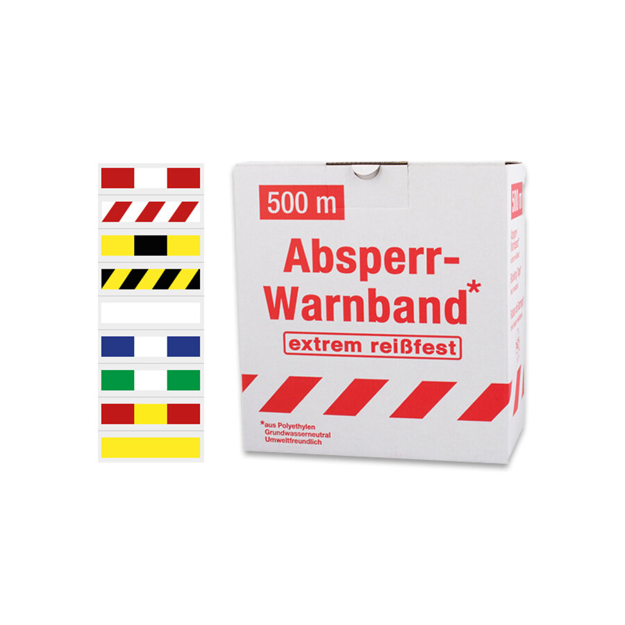 Barrier tape 500m - Choose your color