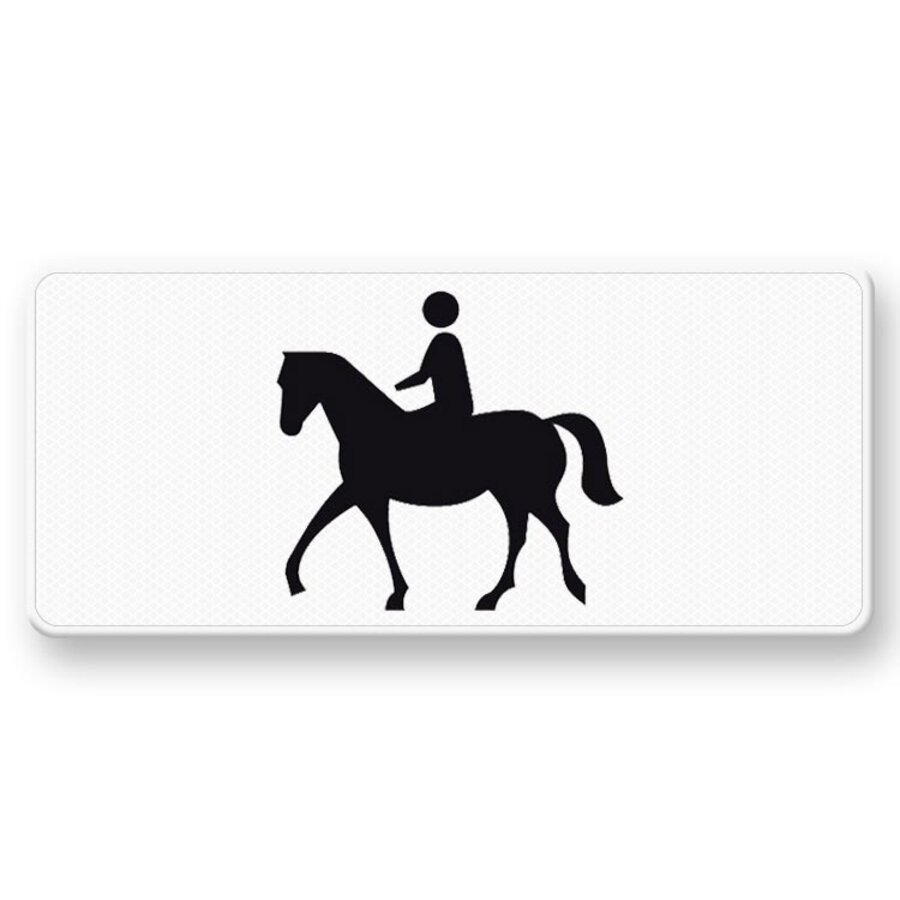 Traffic Sign OB01 Only applies to riders on horseback Traffic Sign OB01 Only applies to riders on horseback