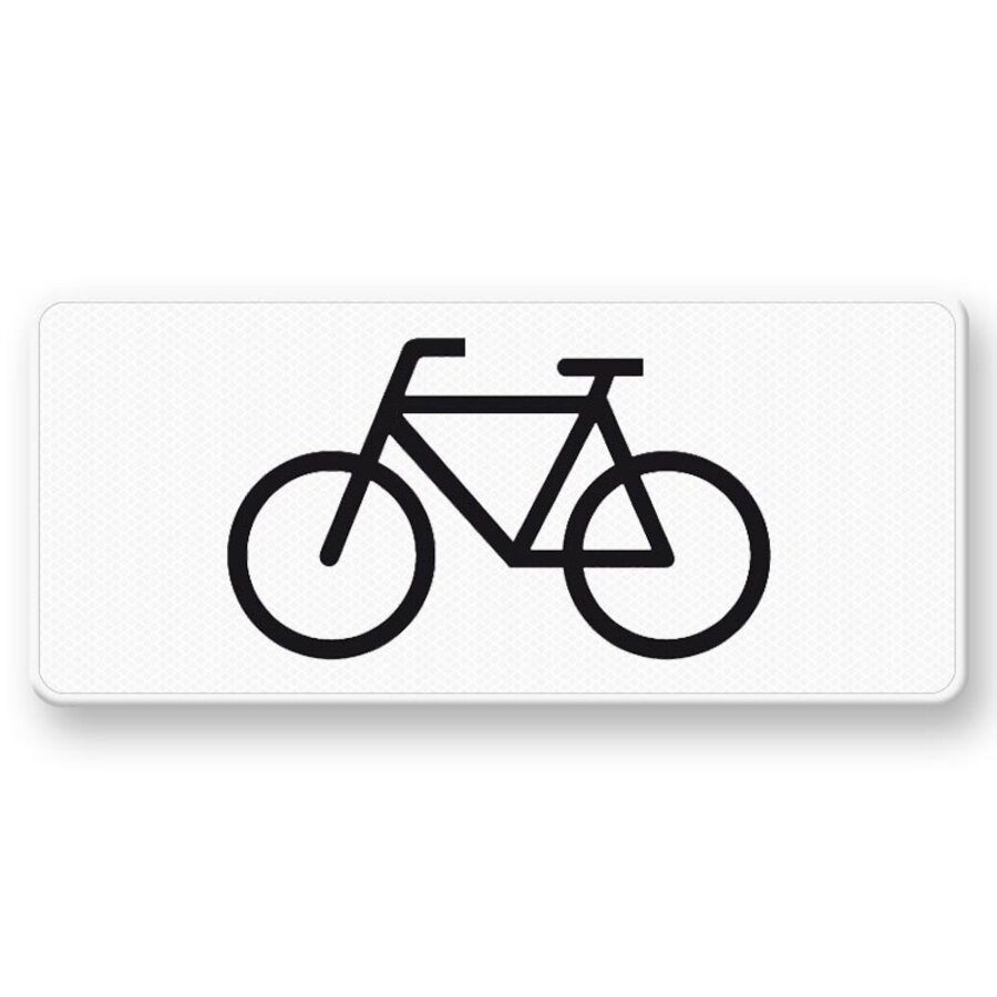 Onderbord OB02 Geldt alleen voor fietsers Onderbord OB02 Geldt alleen voor fietsers
