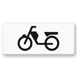 Traffic Sign OB03 Only applies to moped riders Traffic Sign OB03 Only applies to moped riders