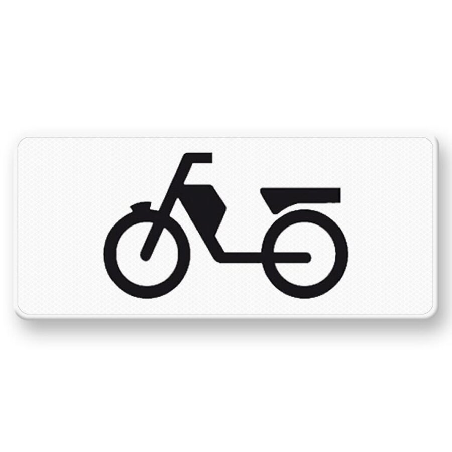Onderbord OB03 Geldt alleen voor bromfietsers