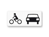 Traffic Sign OB07 Only applies to motorcycles and cars