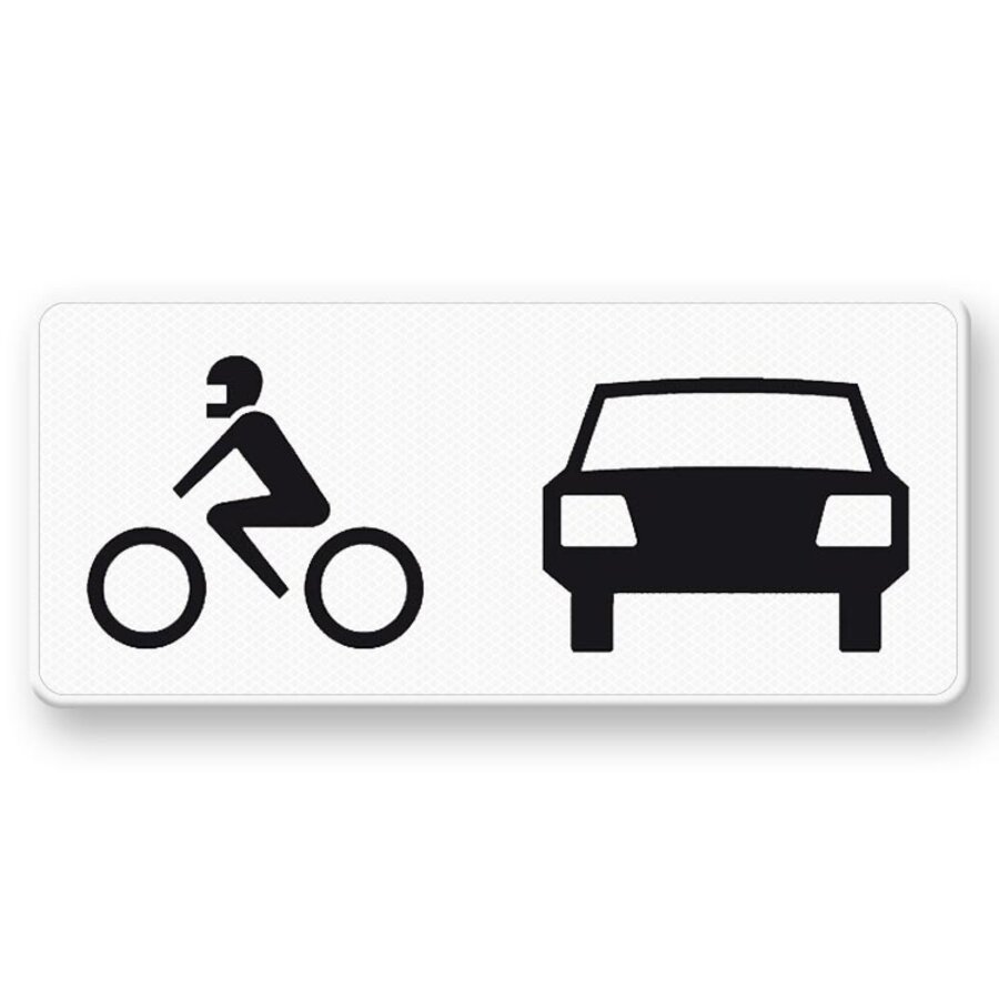 Traffic Sign OB07 Only applies to motorcycles and cars