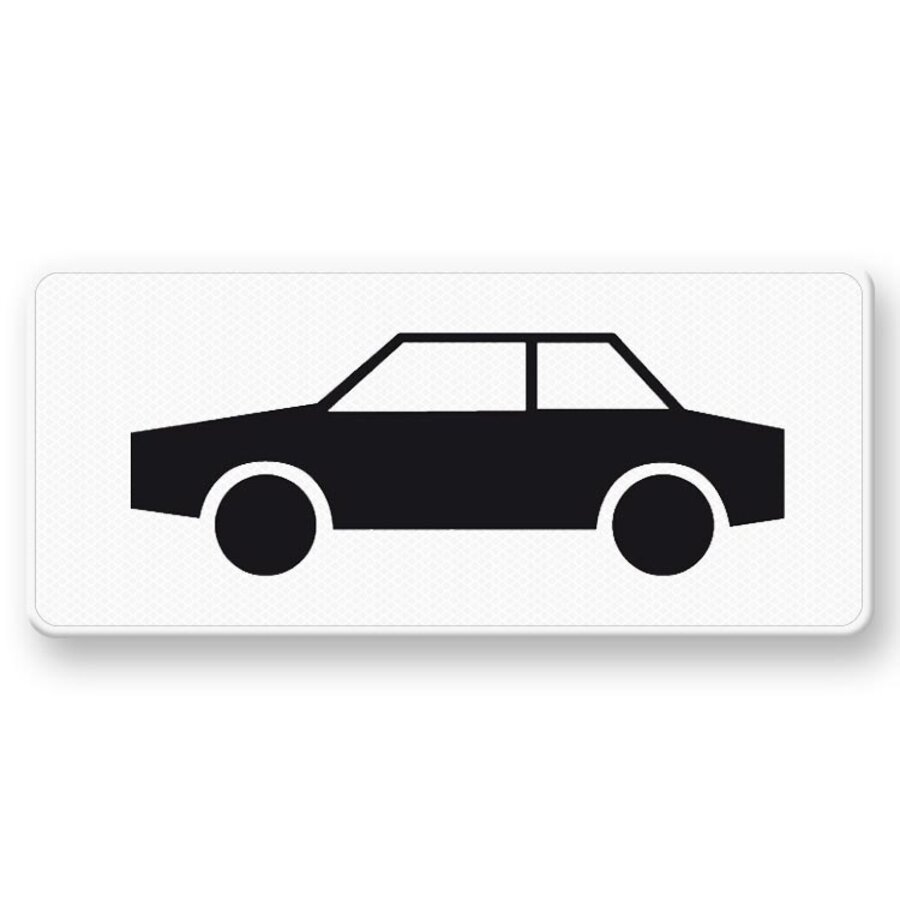 Onderbord OB09 Geldt alleen voor auto's Onderbord OB09 Geldt alleen voor auto's