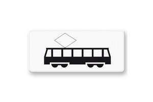 Traffic Sign OB14 Only applies to trams Traffic Sign OB14 Only applies to trams