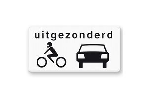 Onderbord OB57 Uitgezonderd motoren en auto's