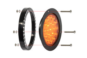 Adapter ring for Basic 102 LED lamp incl. screws Adapter ring for Basic 102 LED lamp incl. screws