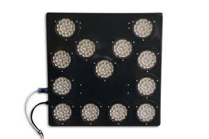 Verlichte LED pijl wit 60x60 cm t.b.v actieframe Verlichte LED pijl wit 60x60 cm t.b.v actieframe