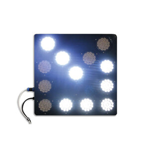 LED Flashing light arrow | white | 60x60 cm