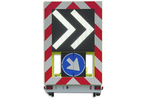 Solar pijlwagen met LED display (chevronwagen) Solar pijlwagen met LED display (chevronwagen)