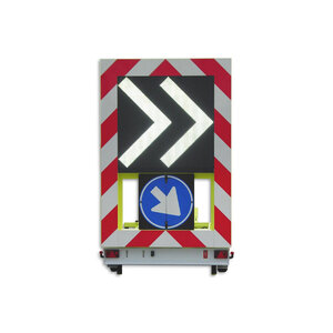 Solar pijlwagen met LED display (chevronwagen) Solar pijlwagen met LED display (chevronwagen)
