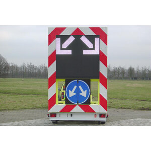 Solar pijlwagen met LED display (chevronwagen)