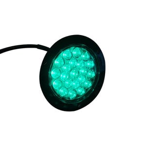 LED flashlight green basic 102 12V 100mm LED flashlight green basic 102 12V 100mm
