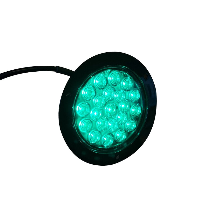 LED flashlight green basic 102 12V 100mm LED flashlight green basic 102 12V 100mm
