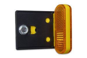 Flexibele Barrier Reflector geel + houder Swareflex Flexibele Barrier Reflector geel + houder