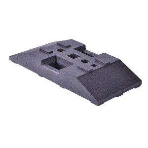Recycled rubber baakvoet voor geleidebaken
