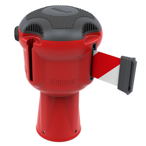 Skipper retractable safety barrier red with 9 meter tape