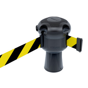 Skipper Skipper retractable safety barrier grey with 9 meter tape