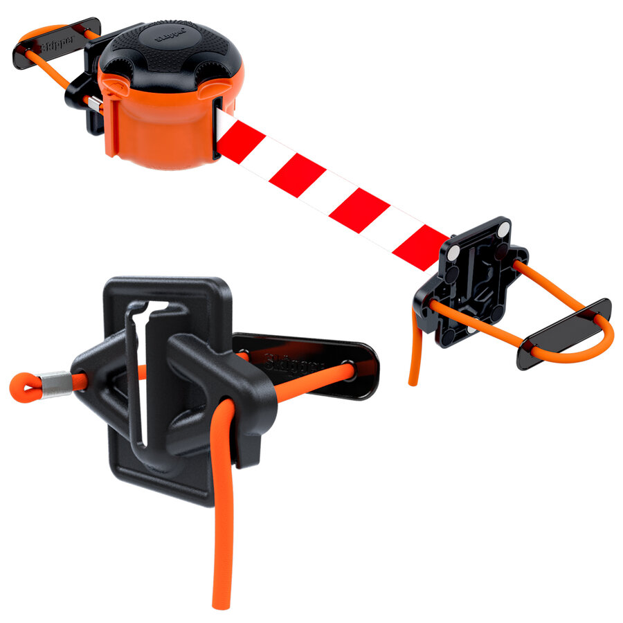 Magnetic & cord strap holder / receiver for Skipper XS barrier system Magnetic & cord strap holder / receiver for Skipper XS barrier system