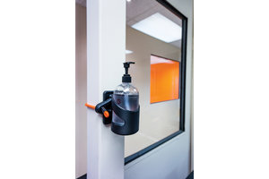 Sanitiser bracket Sanitiser bracket