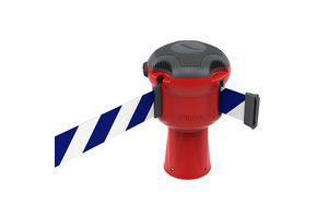 Skipper retractable safety barrier red with 9 meter tape Skipper Skipper retractable safety barrier red with 9 meter tape