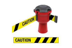 Skipper retractable safety barrier red with 9 meter tape Skipper Skipper retractable safety barrier red with 9 meter tape