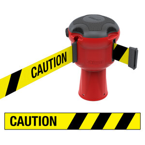 Skipper retractable safety barrier red with 9 meter tape Skipper Skipper retractable safety barrier red with 9 meter tape