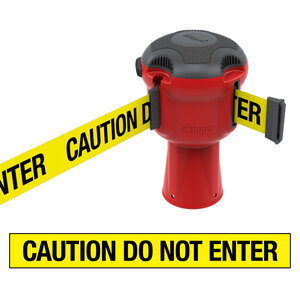 Skipper retractable safety barrier red with 9 meter tape Skipper Skipper retractable safety barrier red with 9 meter tape