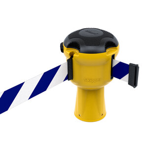 Skipper Skipper retractable safety barrier yellow with 9 meter tape