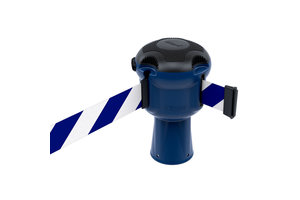 Skipper retractable safety barrier blue with 9 meter tape Skipper Skipper retractable safety barrier blue with 9 meter tape