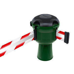 Skipper Skipper retractable safety barrier green with 9 meter tape