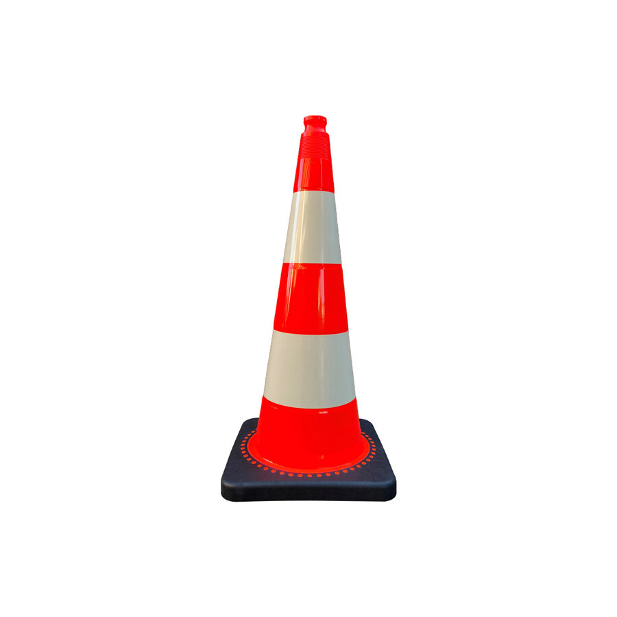 TSS™ series Traffic cone 750 mm orange with 2 white tapes RA1