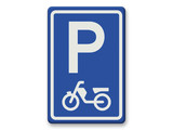 Traffic sign RVV E08e - Parking mopeds