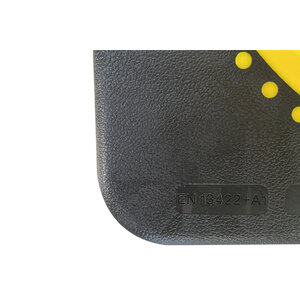 TSS™ series Afzetkegel geel / zwart 50 cm met recycling voet