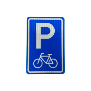 Traffic sign RVV E08f - Parking cyclists Traffic sign RVV E08f - Parking cyclists