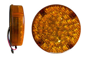 Multivolt LED Lamp Ø200 mm 12/24 VDC amber