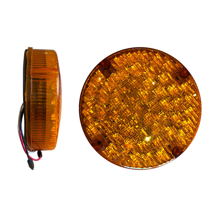 Multivolt LED Lamp Ø200 mm 12/24 VDC amber