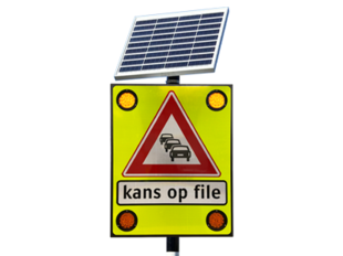 Traffic jam warning system