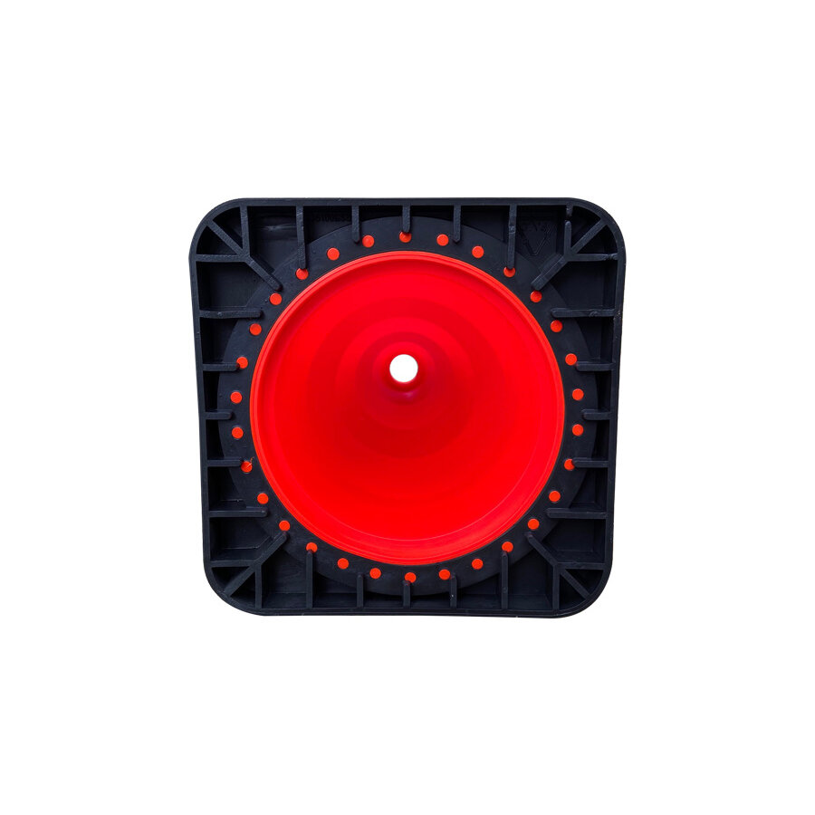 Verkeerskegel oranje / wit 75 cm met recycling voet TSS™ series Verkeerskegel oranje / wit 75 cm met recycling voet