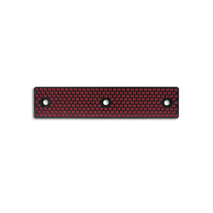 Swareflex roadside delineator reflector red 18 x 4 cm. (272 Glass Beads)